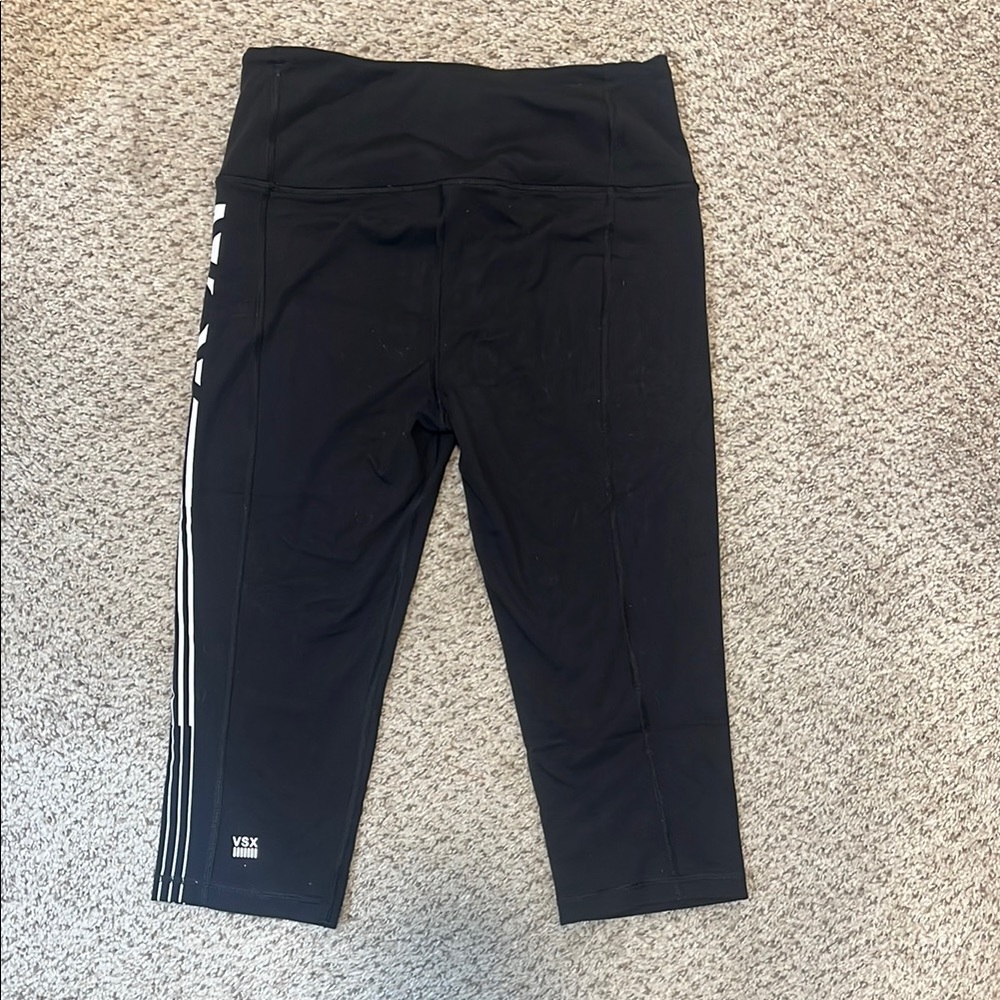 VSX Black Crop Leggings - Picture 3 of 5